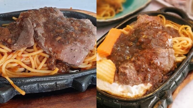 Bò bít tết Lục Nguyên với các món ăn giá bình dân