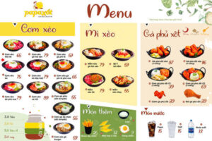 Menu Papaxot